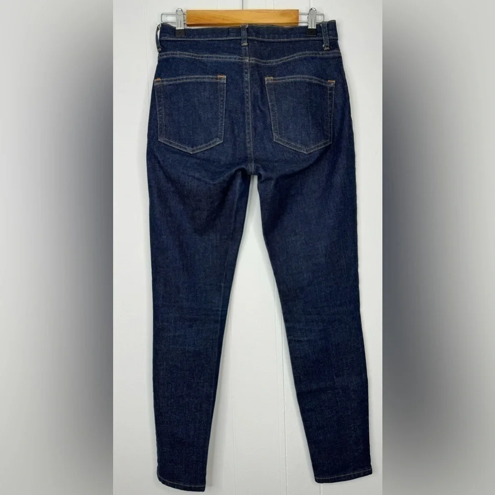 Everlane High Rise Skinny Ankle Crop Minimalist Dark Indigo Jeans Size 27/4